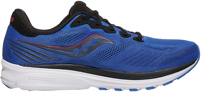 Tênis de corrida Saucony Ride 14 masculino Royal/Space/Lime tamanho 10 D(M) EUA