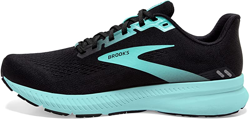 Tênis Brooks Launch 8 Feminino para Corrida Preto/Ébano/Azul