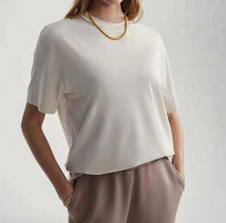 Varley - Blusa Boyfriend de Manga Curta Leighton