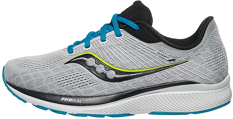 Tênis de corrida Saucony Guide 14 masculino em liga/cobalto