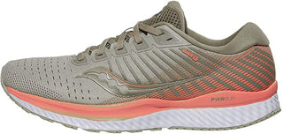 Saucony Guia 13 Corrida Moonrock/Coral Feminino