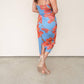 Acoa - Floral Mesh Midi Dress