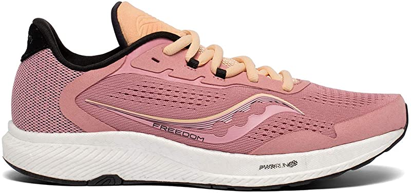 Tênis Saucony Freedom 4 Running Rosewater/Sunset Feminino Tamanho 10,5 B(M) EUA