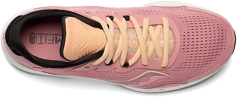 Tênis Saucony Freedom 4 Running Rosewater/Sunset Feminino Tamanho 10,5 B(M) EUA