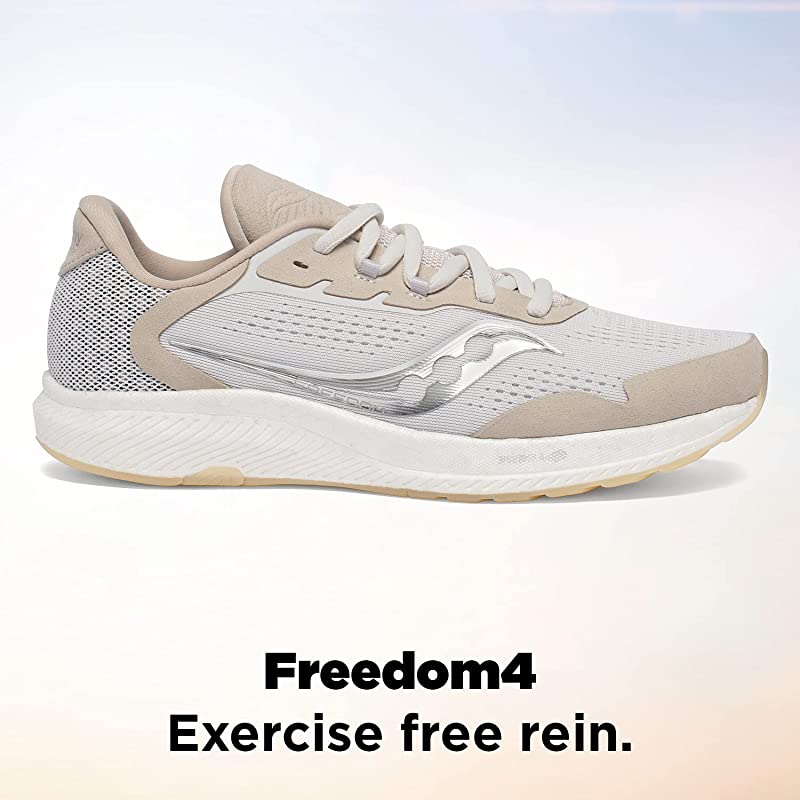Tênis de corrida Saucony Freedom 4 feminino, marrom, tamanho 11 B(M) EUA