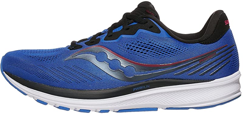 Tênis de corrida Saucony Ride 14 masculino Royal/Space/Lime tamanho 12 D(M) EUA