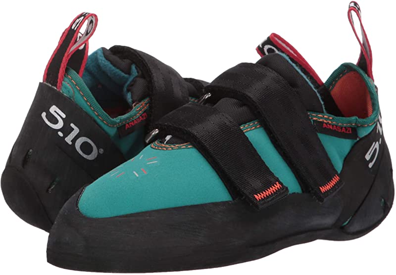 Five Ten Anasazi LV Sapatos de escalada femininos, verde, tamanho 5 B(M) EUA