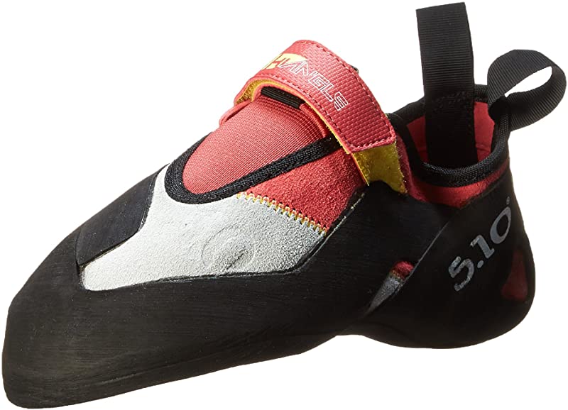 Five Ten Sapatos de escalada femininos Hiangle, vermelho, tamanho 5 B(M) EUA