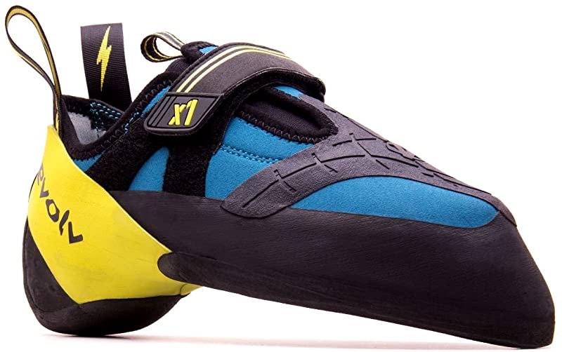 Sapatos de escalada masculinos Evolv Sports X1, amarelos, tamanho 5 D (M) EUA