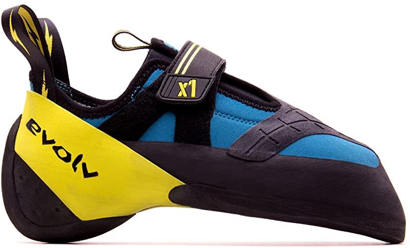 Sapatos de escalada masculinos Evolv Sports X1 amarelos tamanho 6 D(M) EUA