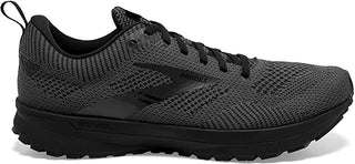 Tênis de corrida Brooks Revel 5 masculino, preto, tamanho 7,5 D(M) EUA