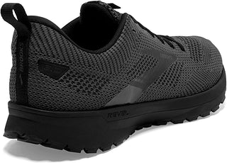 Tênis de corrida Brooks Revel 5 masculino, preto, tamanho 7,5 D(M) EUA