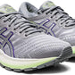 Tênis de corrida feminino ASICS Gel-Nimbus 22, prateado, tamanho 6 B(M) EUA