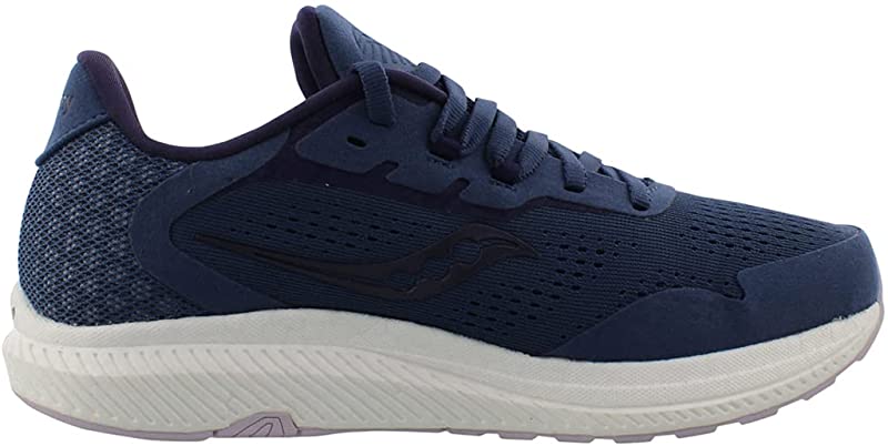 Tênis de corrida Saucony Freedom 4 feminino Storm/Lilás tamanho 6 B(M) EUA