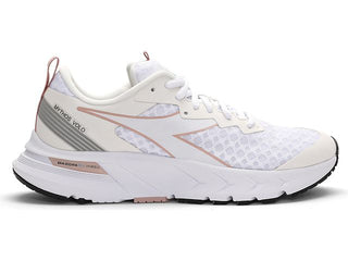 Tênis de corrida feminino Diadora Mythos Blushield Volo, branco, tamanho 9 B(M) EUA
