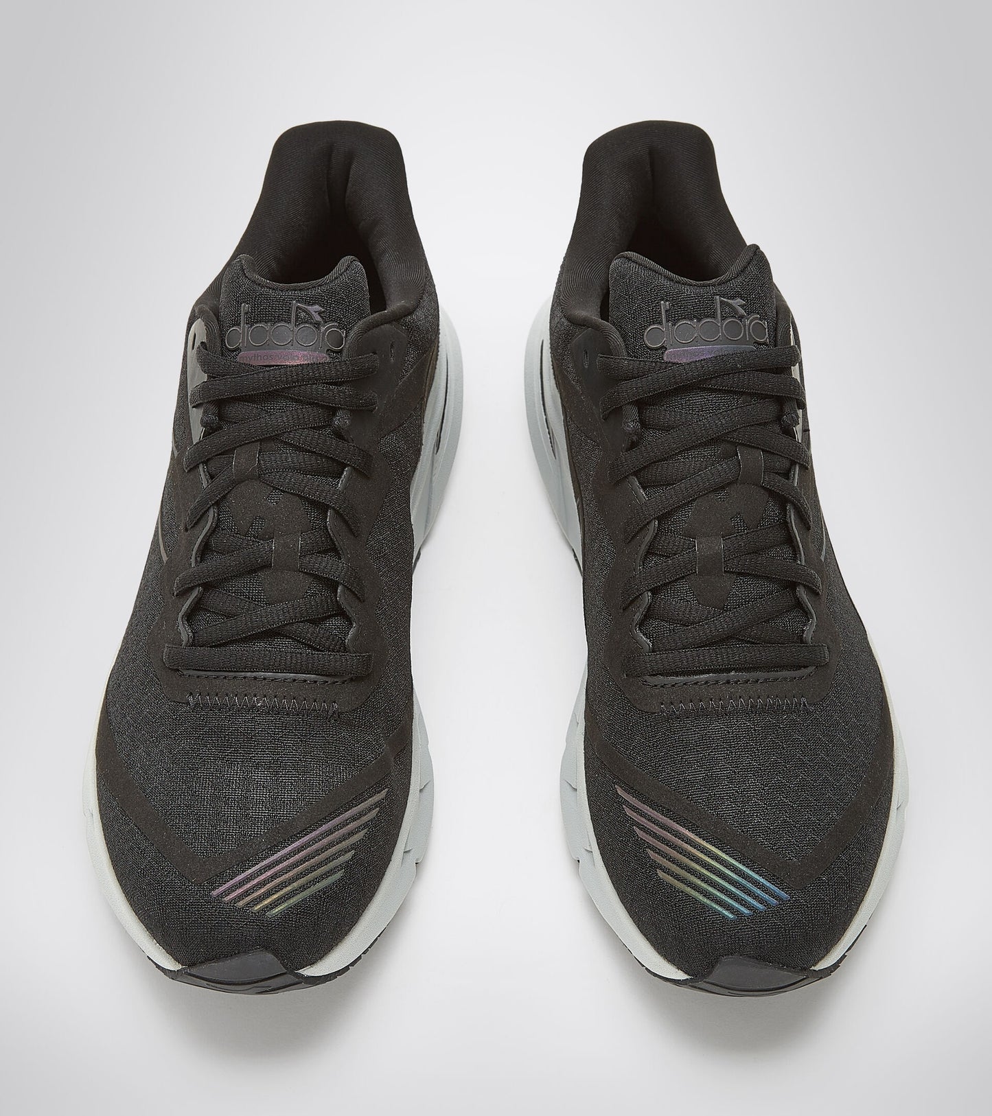 Tênis de corrida Diadora Mythos Blushield 6 masculino, preto, tamanho 12,5 D(M) EUA