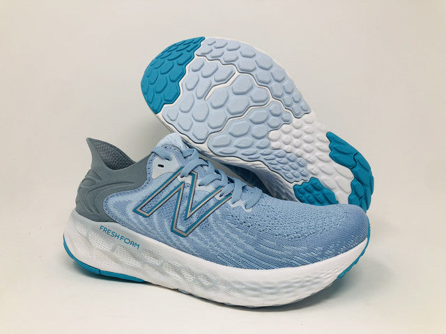 Tênis de corrida feminino New Balance 1080 V11 Glo/Star Glo, tamanho 11,5 B(M) EUA