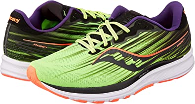 Tênis de corrida Saucony Ride 14 Vizi PRO masculino, tamanho 9 D(M) EUA