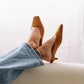Matisse - Women’s Classy Square Toe Kitten Heel Mules