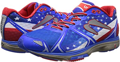 Tênis de corrida masculino Newton Running USA Fate II vermelho tamanho 5,5 D(M) EUA