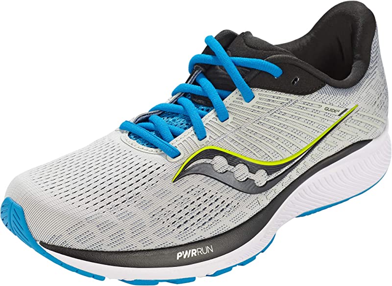 Tênis de corrida Saucony Guide 14 masculino, azul, tamanho 8 D(M) EUA
