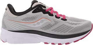 Tênis de corrida Saucony Ride 14 feminino, cor neblina/cereja, tamanho 6,5 B(M) EUA