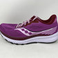 Tênis de corrida Saucony Ride 14 feminino Razzle/Fairytale tamanho 6 B(M) EUA