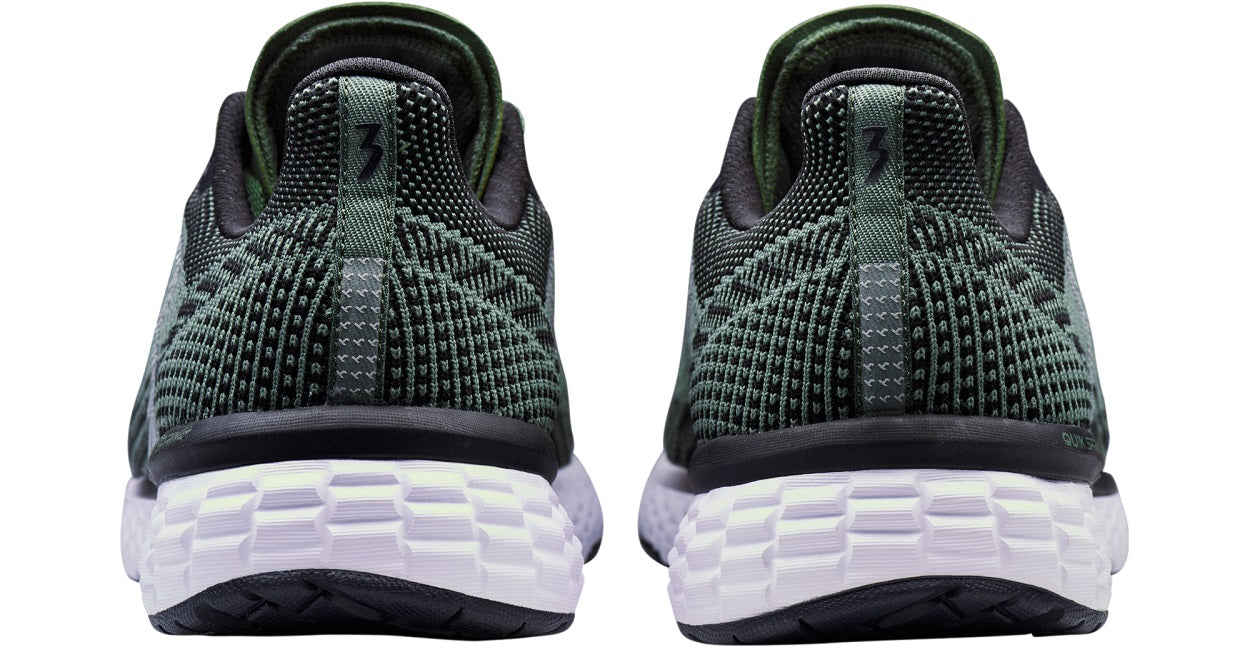 Tênis de corrida masculino Fierce 361 Degrees Dark Springs/Thyme tamanho 9 D(M) EUA