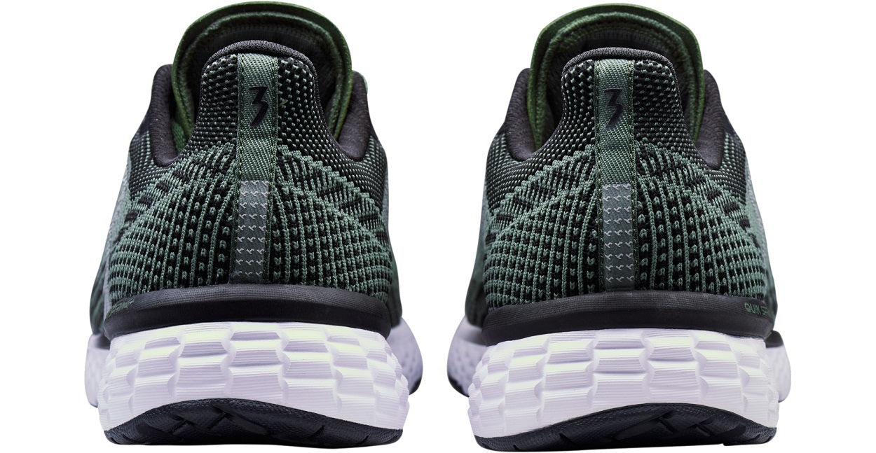 Tênis de corrida masculino Fierce 361 Degrees Dark Springs/Thyme tamanho 10,5 D(M) EUA