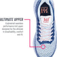 Tênis de corrida masculino Fierce 361 Degrees, azul, tamanho 12,5 D (M) EUA