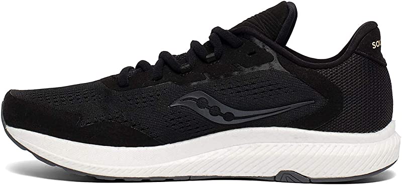 Tênis de corrida Saucony Freedom 4 feminino, preto, tamanho 10,5 B(M) EUA