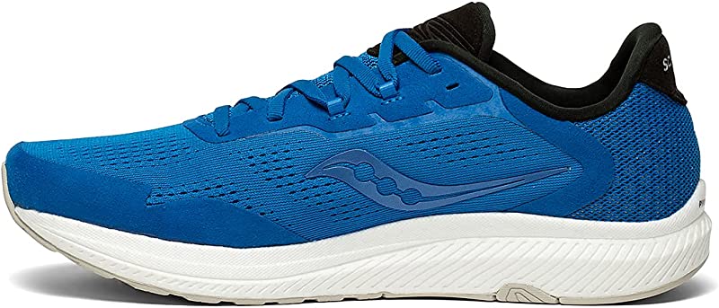 Tênis de corrida Saucony Freedom 4 masculino Royal/Stone tamanho 11 D(M) EUA
