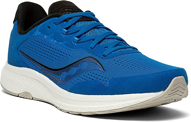 Tênis de corrida Saucony Freedom 4 masculino Royal/Stone tamanho 11,5 D(M) EUA