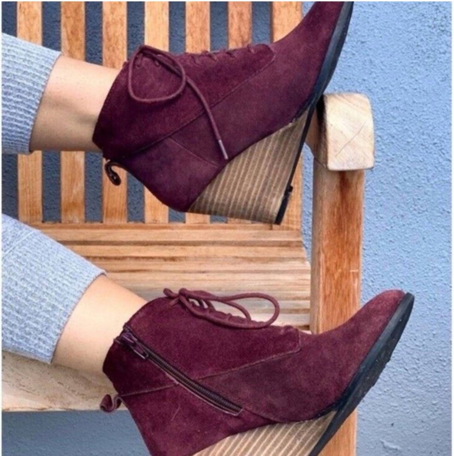 Diba True - Women's Blake Lace Up Ankle Boot Wedge