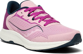 Tênis de corrida Saucony Freedom 4 feminino Fairytale/Space tamanho 7 B(M) EUA