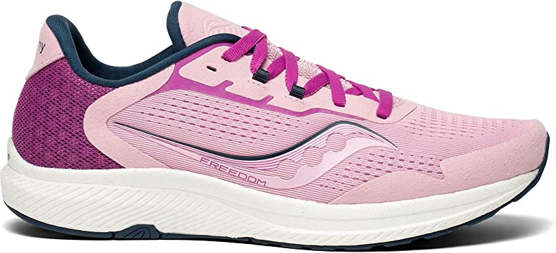 Tênis de corrida Saucony Freedom 4 feminino Fairytale/Space tamanho 8,5 B(M) EUA