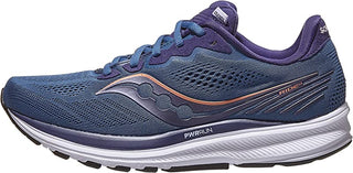Tênis de corrida Saucony Ride 14 feminino, meia-noite/cobre, tamanho 6 B(M) EUA