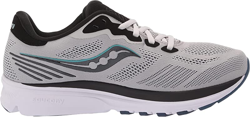Tênis de corrida Saucony Ride 14 masculino, preto, tamanho 8 D(M) EUA