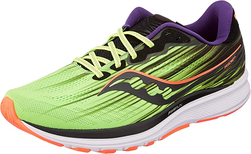 Tênis de corrida Saucony Ride 14 Vizi PRO masculino, tamanho 10 D(M) EUA