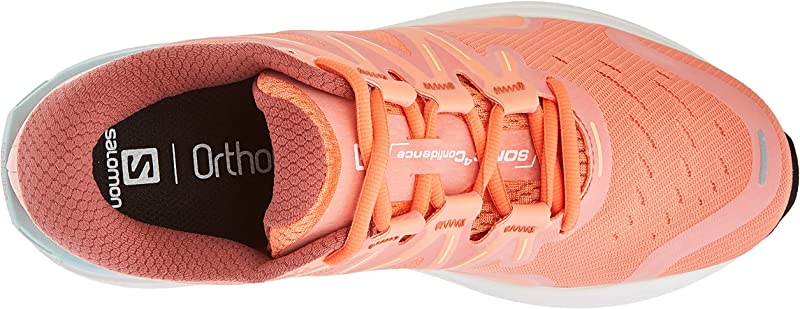 Tênis de corrida feminino Salomon Sonic 4 Confidence, branco, tamanho 9,5 B(M) EUA