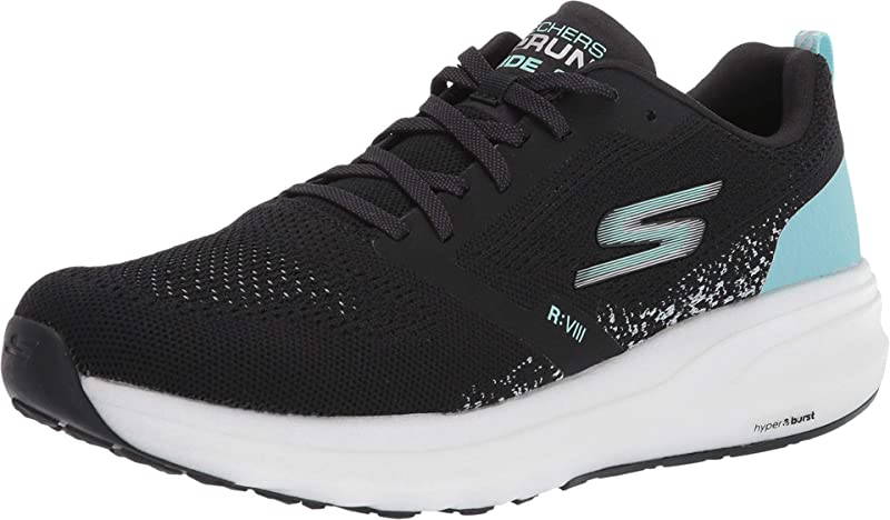 Tênis de corrida feminino Skechers Go Run Ride 8, preto, tamanho 11 B(M) EUA