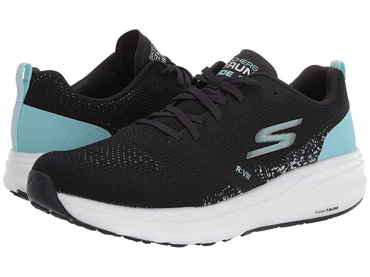 Tênis de corrida feminino Skechers Go Run Ride 8, preto, tamanho 11 B(M) EUA