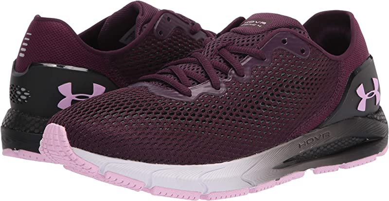 Tênis de corrida Under Armour HOVR Sonic 4 feminino, rosa, tamanho 10,5 B(M) EUA