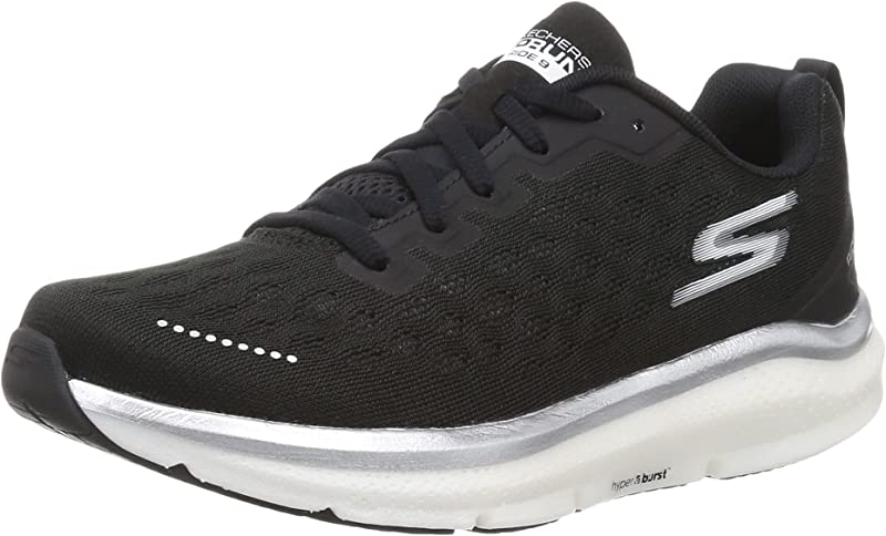 Tênis de corrida feminino Skechers Go Run Ride 9, preto, tamanho 9,5 B(M) EUA