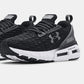 Tênis de corrida Under Armour HOVR Mega 2 Clone feminino, preto/branco, tamanho 11 B(M) EUA
