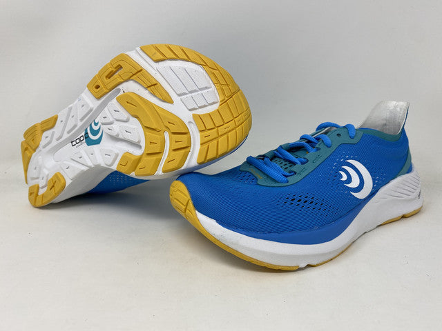 Tênis de corrida feminino Topo Athletic Cyclone amarelo