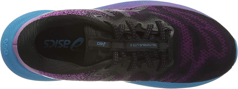 Tênis de corrida feminino ASICS Gel-Nimbus Lite 2, preto, tamanho 7 B(M) EUA