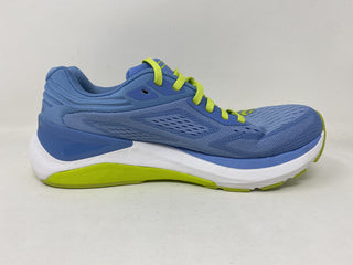 Tênis de corrida Topo Ultrafly 3 feminino, azul-limão/pervinca, tamanho 6 B(M) EUA