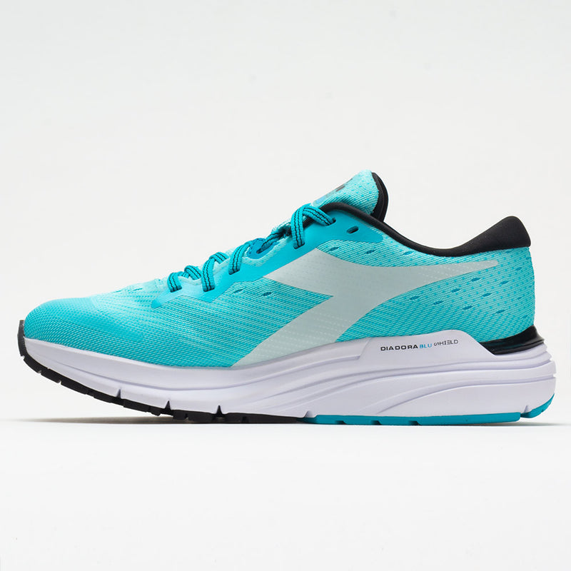 Tênis de corrida feminino Diadora Mythos Blushield 6, azul, tamanho 7 B(M) EUA