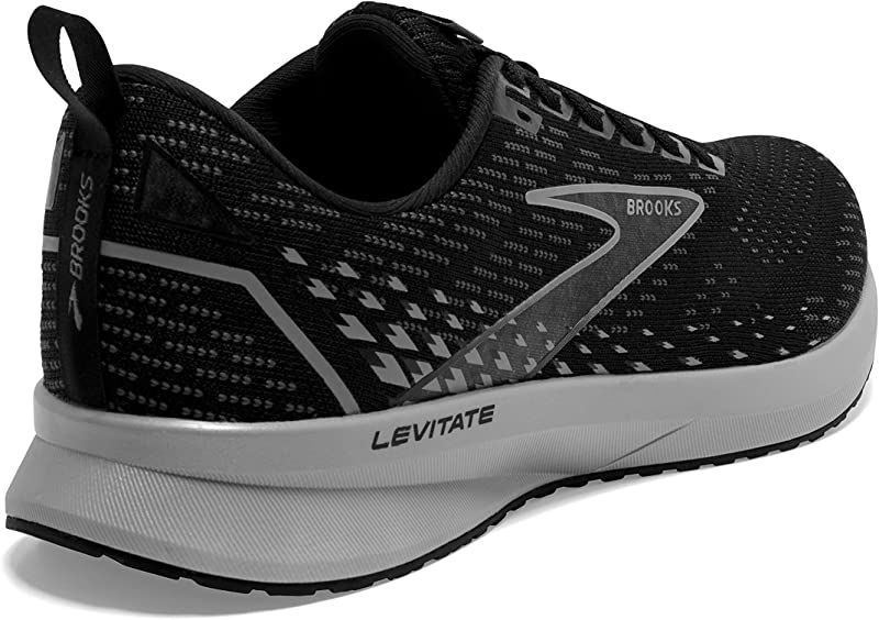 Tênis de corrida Brooks Levitate 5 masculino, cinza, tamanho 14 D(M) EUA